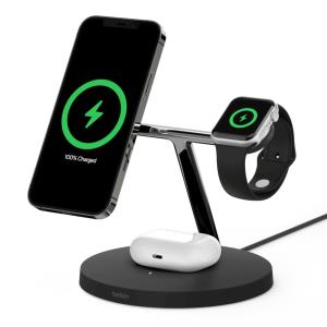 Boost Charge Pro 3in1 Wireless Charger Magsafe Black