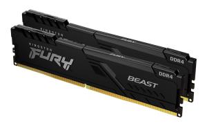 8GB Ddr4 3200MHz Cl16 DIMM (kit Of 2) Fury Beast Black