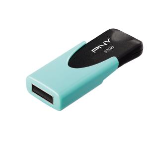 ATTACHE 4 PASTEL - 32GB USB Stick -  USB 2.0 - Aqua - Read 25mb/s Write 8mb/s
