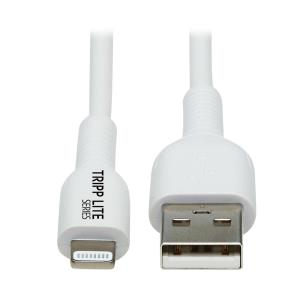 SAFE-IT USB-A TO LIGHTNING SYNC/CHRGE ANTIBACTERIAL CBL WHT