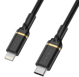 Cable USB-c Lightning 1m USBpd Black