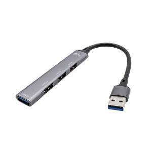 Metal Hub 4 Port 1 X USB 3.0 + 3 X USB2.0