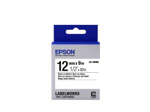 Label Cartridge Standard Lk-4wbn Black/white 12mm (9m)
