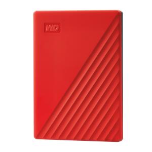 Hard Drive - My Passport - 4TB - USB-A/C 3.2 Gen 1 - Red